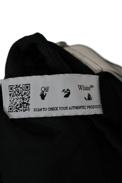 Off White Unisex Dress Pants Black Size 36