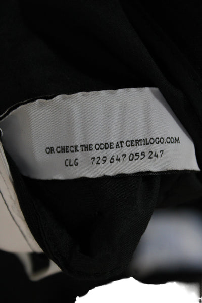 Off White Unisex Dress Pants Black Size 36