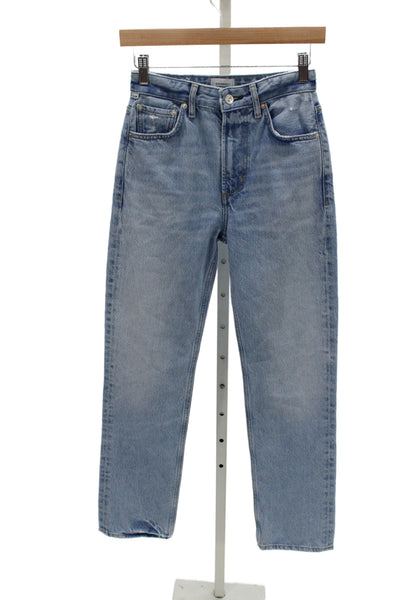 Citizens of Humanity Unisex Light Blue High Rise Mom Straight Jeans Size 24