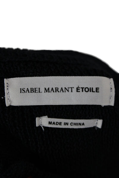 Isabel Marant Etoile Unisex Dark Blue Striped Pullover Long Sleeve Size 36