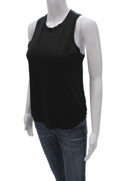 Lululemon Women Basic Tank Black Polyester Crew Neck Sleeveless Size 4
