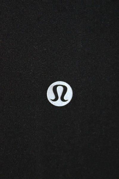 Lululemon Womens Ankle Leggings Black Nylon Size 6