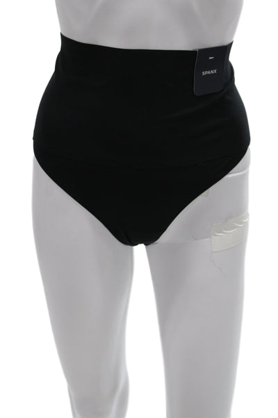 Spanx Womens Elastic Shaping Bottom Black Size 3X
