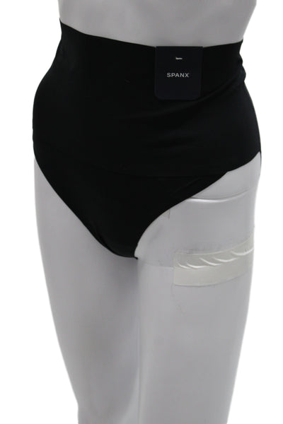 Spanx Womens Elastic Shaping Bottom Black Size 3X