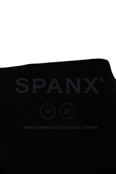 Spanx Womens Elastic Shaping Bottom Black Size 3X