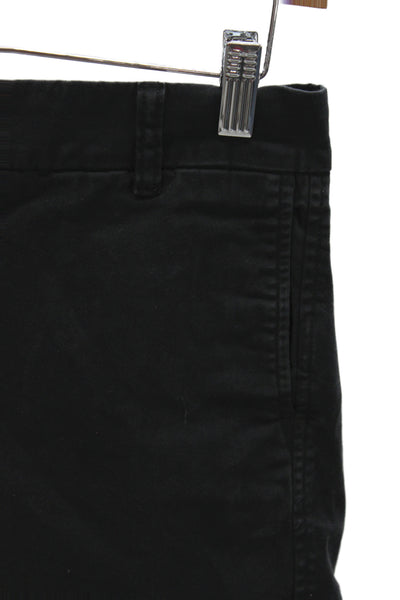 J Crew Unisex Black Chino Shorts Size 4