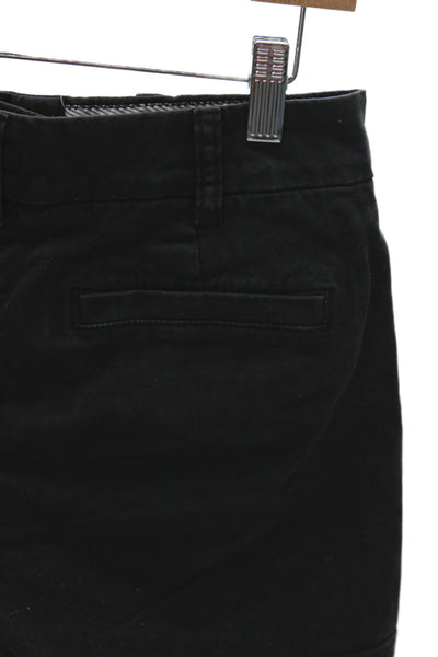 J Crew Unisex Black Chino Shorts Size 4