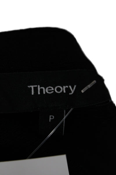 Theory Womens A-Line Skater Skirt Black Size PP