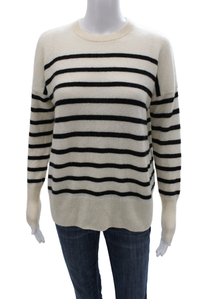 Zara Women Collared Long Sleeve Geometric Striped Blouse Multi Color Size XS