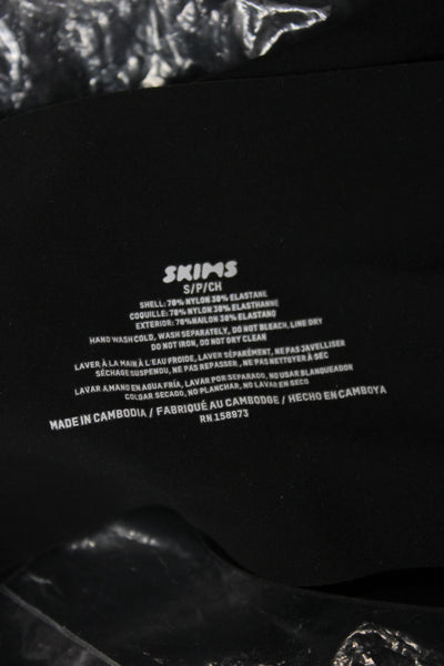 Skims Womens Wireless Bra Black Size Small