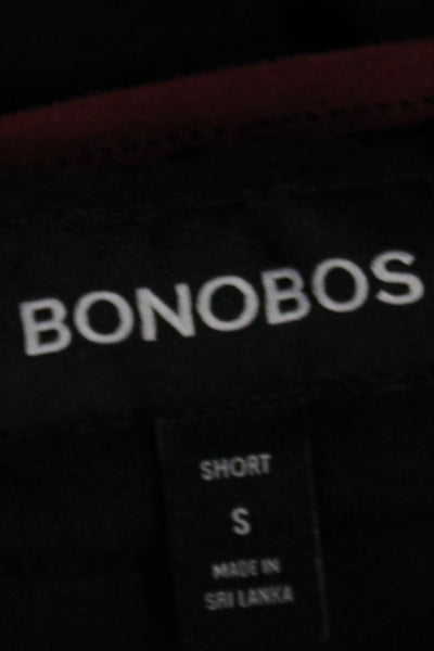 Bonobos Mens Black Ankle Cropped Jogger Pants Button Closure Size S