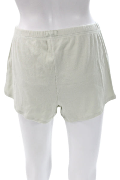 Skims Womens Pullover Pajama Shorts Pea Green Cotton Size Small