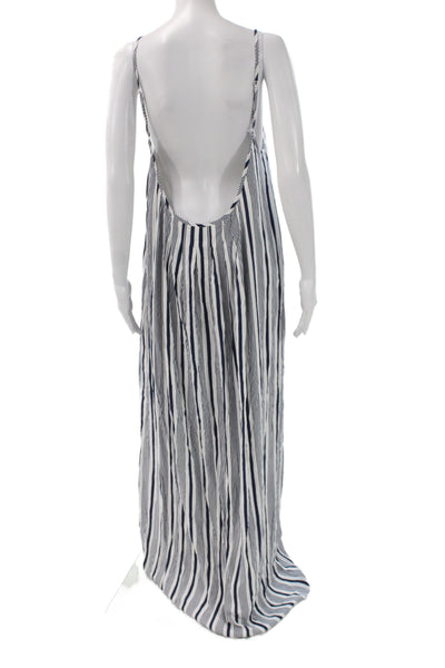 The Jetset Diaries Womens Maxi Slip Dress White Sleeveless Size L