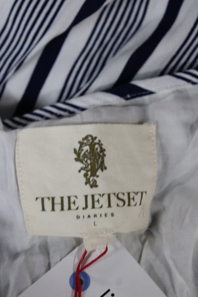 The Jetset Diaries Womens Maxi Slip Dress White Sleeveless Size L