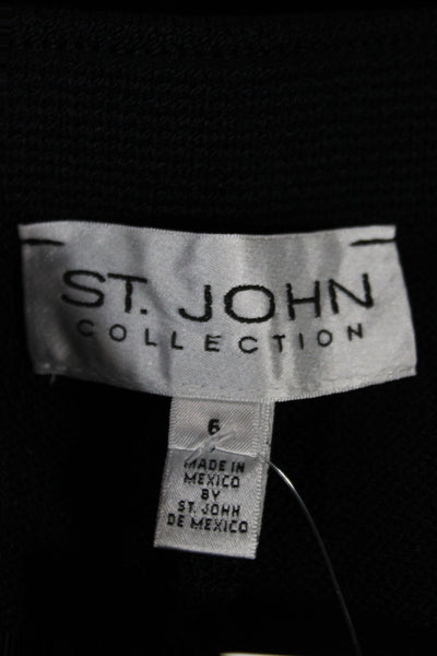 St. John Collection Women Dress Pants Black Size 6