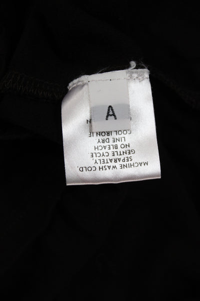 Eileen Fisher Women A-Line Black Knee Length 3/4 Sleeve Dress Size M