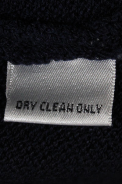 St. John Basics Women Dress Pants Dark Blue Wool Solid Size 10