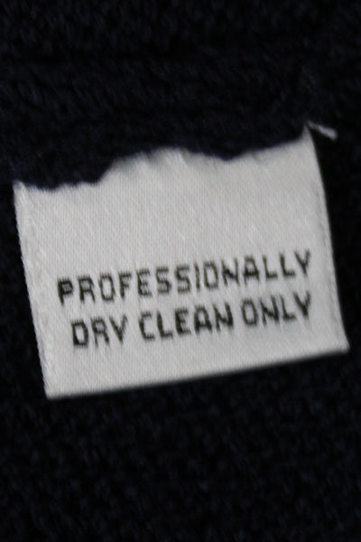 St. John Collection By Marie Gray Women Dress Pants Dark Blue Wool Size 12