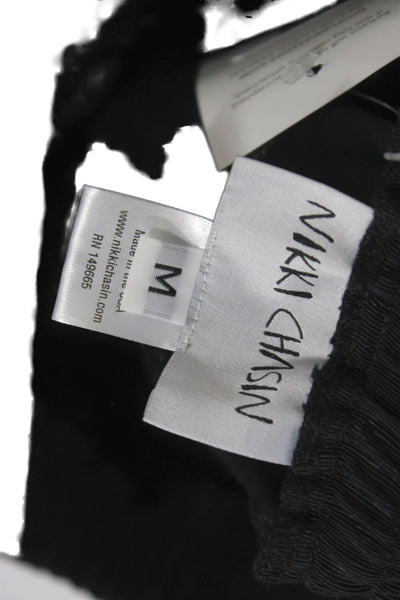 Nikki Chasin Unisex Cropped Black Pants Size M