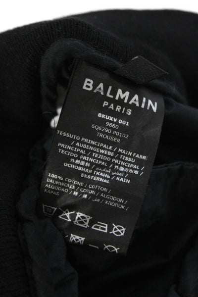 Balmain Girls Two-Toned Activewear Pants Black Size 16A