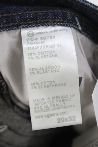 AG Adriano Goldschmied Mens Skinny Straight Dark Blue Jeans Size 29