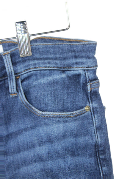 Frame Womens Straight Jeans Dark Blue High Rise Size 27