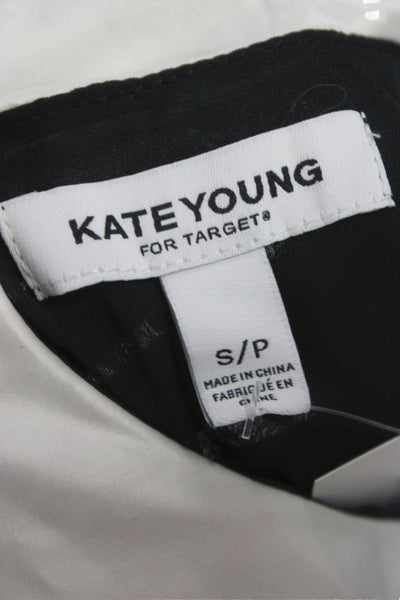 Kate Young For Target Womens Fit & Flare Black Star Print Dress Size S
