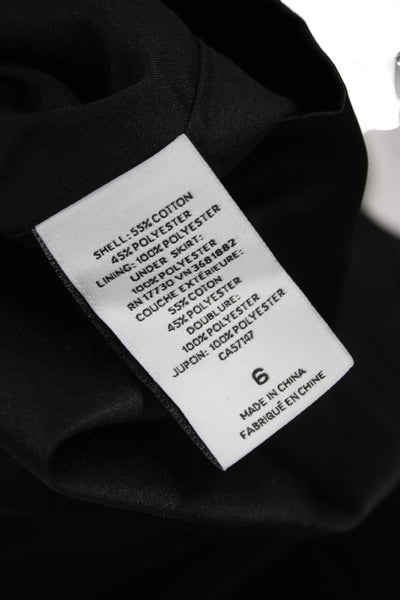 Kate Young For Target Womens A-Line Fit & Flare Dress Black Sleeveless Size 6
