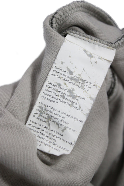 Boss Hugo Boss Mens Pullover Sweater Mock Neck Zip Gray Size XL