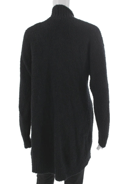 Ugg Unisex Mock Neck Cardigan Black Long Sleeve Size L