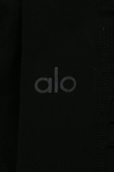 Alo Womens Ankle Jeggings Green Solid Nylon Spandex Army Size S