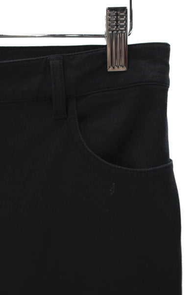 Theory Women Black High Rise Pants 26 Inseam Size 2