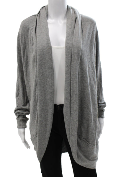 Joie Unisex Cardigan Gray Long Sleeve Wool Cashmere Blend Size M