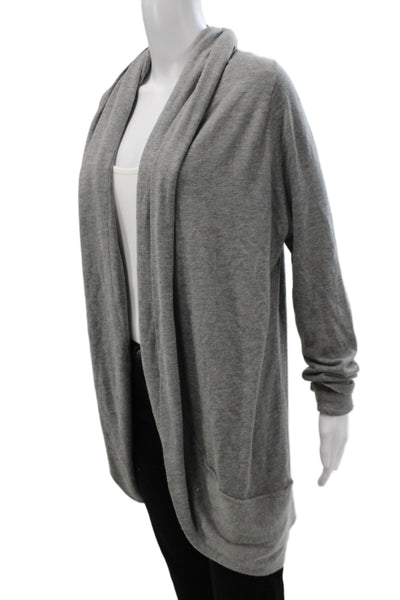 Joie Unisex Cardigan Gray Long Sleeve Wool Cashmere Blend Size M