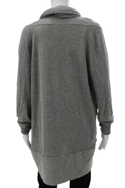 Joie Unisex Cardigan Gray Long Sleeve Wool Cashmere Blend Size M