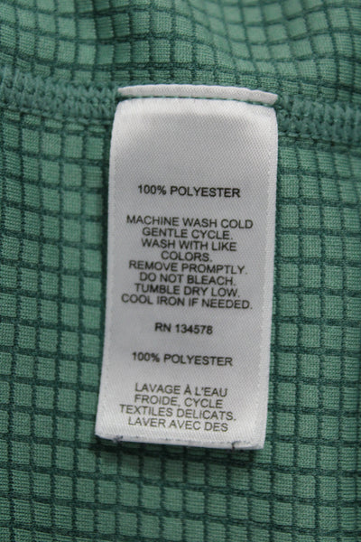Vineyard Vines Mens Stand-Up Mock Neck Long Sleeve T-Shirt Green Size M