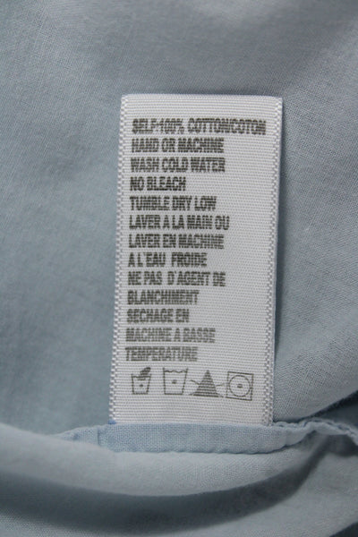 Standard James Perse Mens Button-Down Collared Long Sleeve Light Blue Size 5