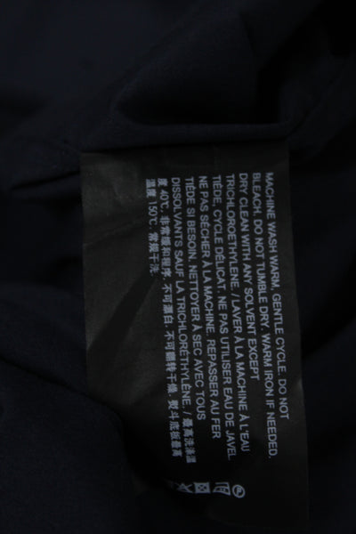 Theory Men's Long Sleeves Button Down Navy Blue Shirt Size L