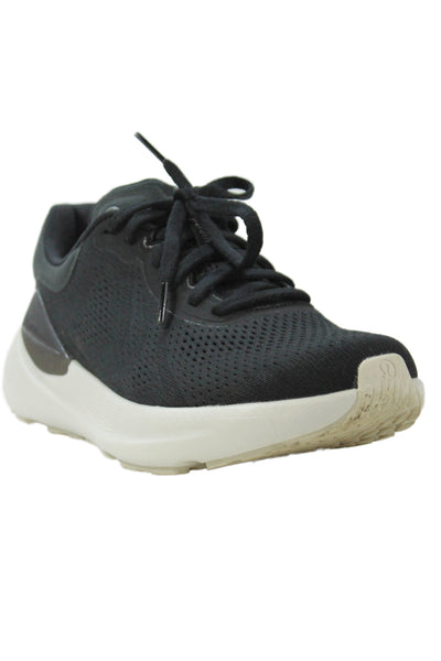 Lululemon Womens Lace Up Low Top Running Sneakers Black Size 8