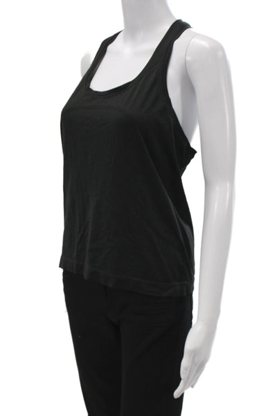 Lululemon Womens Black Cotton Sleeveless Basic Tank Top Size S