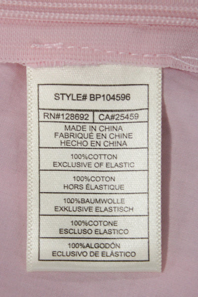 Steve Madden Womens Sleeveless Camisole Pink Cotton Boho Size M