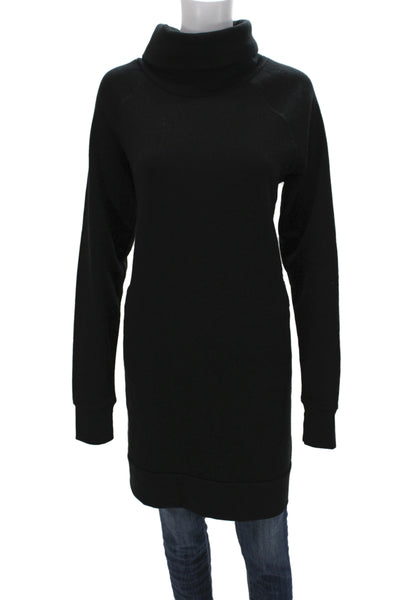 Marc New York Womens Sweater Dress Black Turtleneck Long Sleeve Size XL
