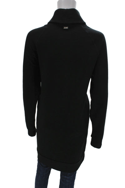 Marc New York Womens Sweater Dress Black Turtleneck Long Sleeve Size XL