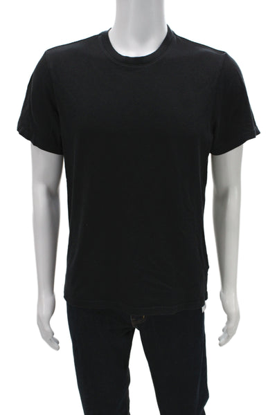 Everlane Mens Black Organic Cotton Crew Neck Short Sleeve T-Shirt Size M