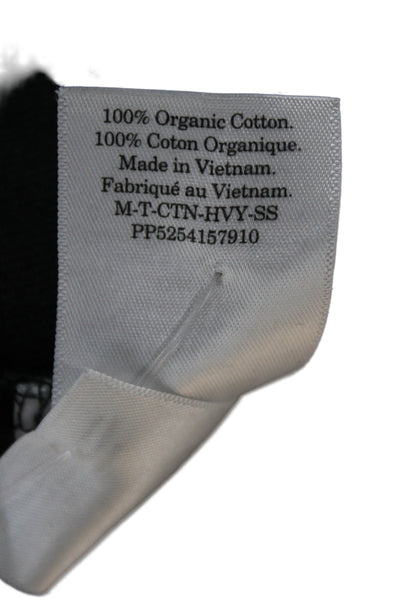 Everlane Mens Black Organic Cotton Crew Neck Short Sleeve T-Shirt Size M