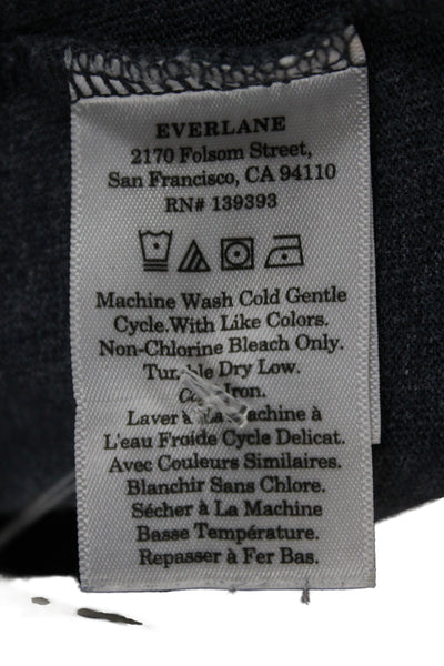 Everlane Mens Dark Gray Organic Cotton Crew Neck T-Shirt Short Sleeve Size M
