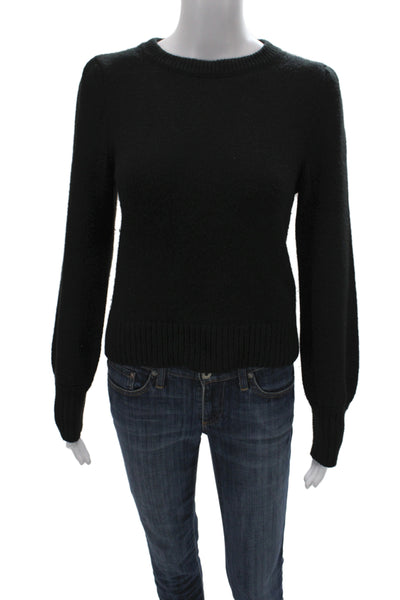 Banana Republic Womens Pullover Sweater Black Crew Neck 57% Cotton Size S