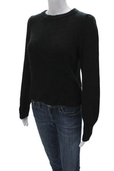 Banana Republic Womens Pullover Sweater Black Crew Neck 57% Cotton Size S