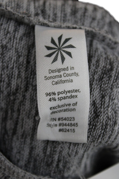 Athleta Womens Jogger Sweatpants Gray Drawstring 96% Polyester Size S