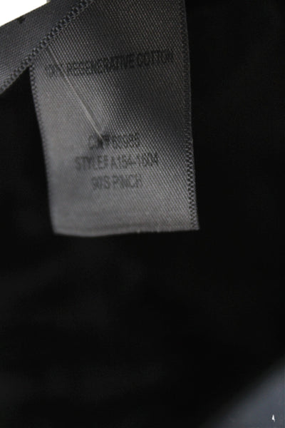 Agolde Unisex Straight Black Jeans High Rise Organic Cotton Size 23